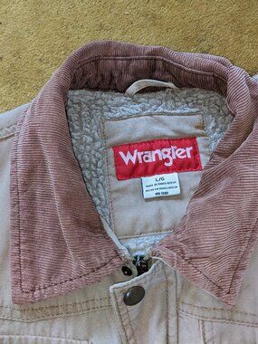 Wrangler canvas Sherpa work jacket